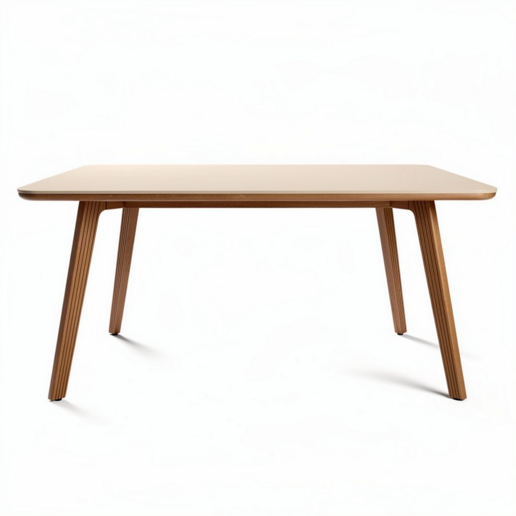 Tavolo moderno in legno di betulla 120 x 80 x 75 cm per cucina o soggiorno